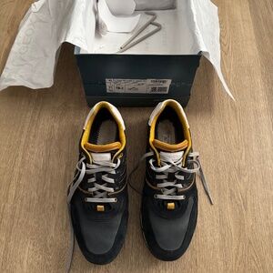 Geox Amphibiox Sandford Size 40 Unisex Dark Blue Navy Yellow